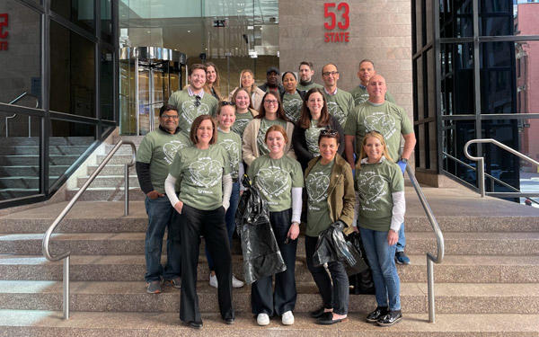 Veolia Boston Team Group Photo Earth Day 2023